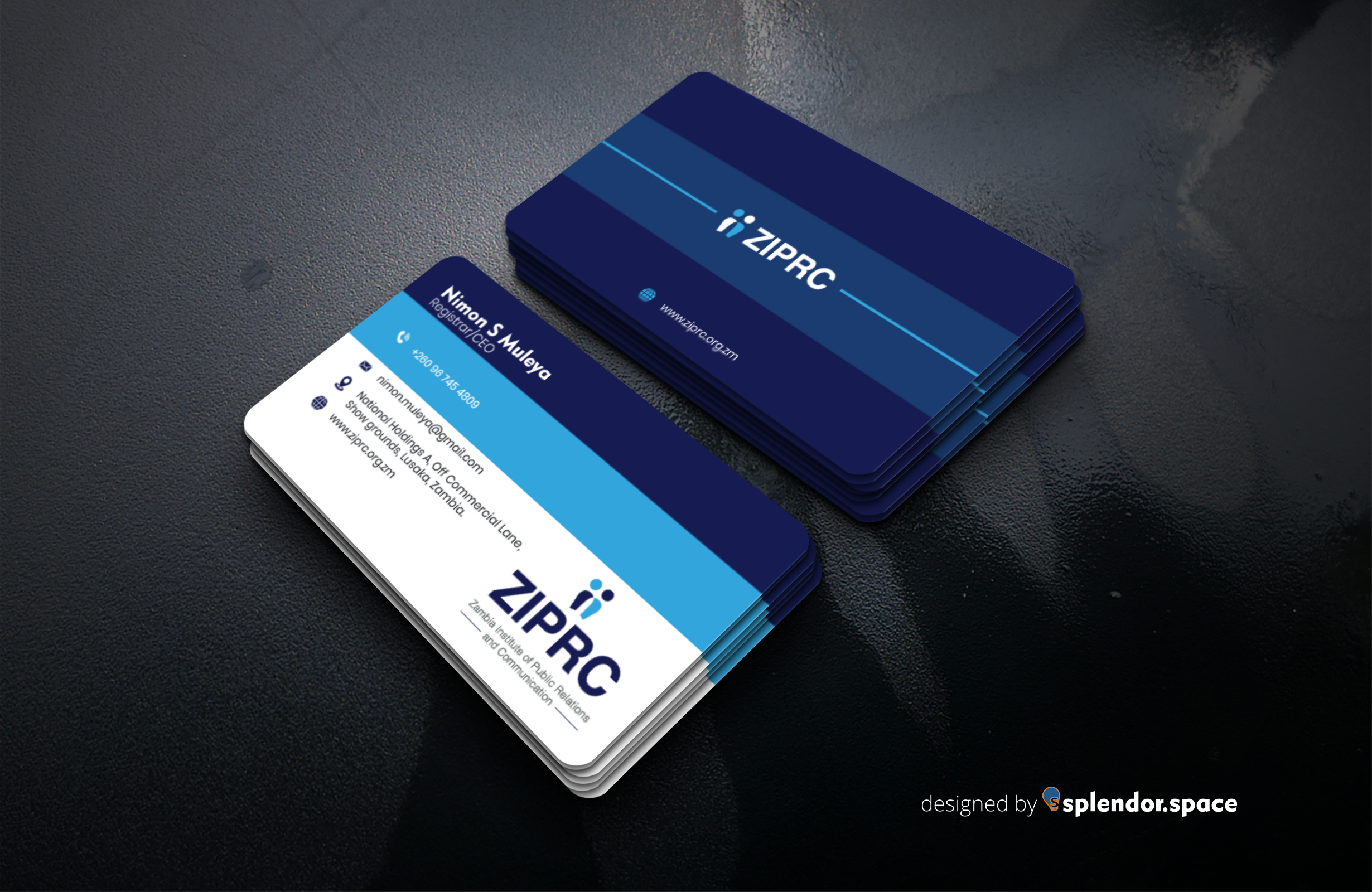 Ziprc business card design